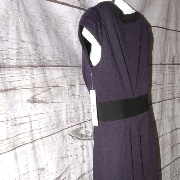 Alex Marie Black/Royal Purple Dress - Picture 5 of 11